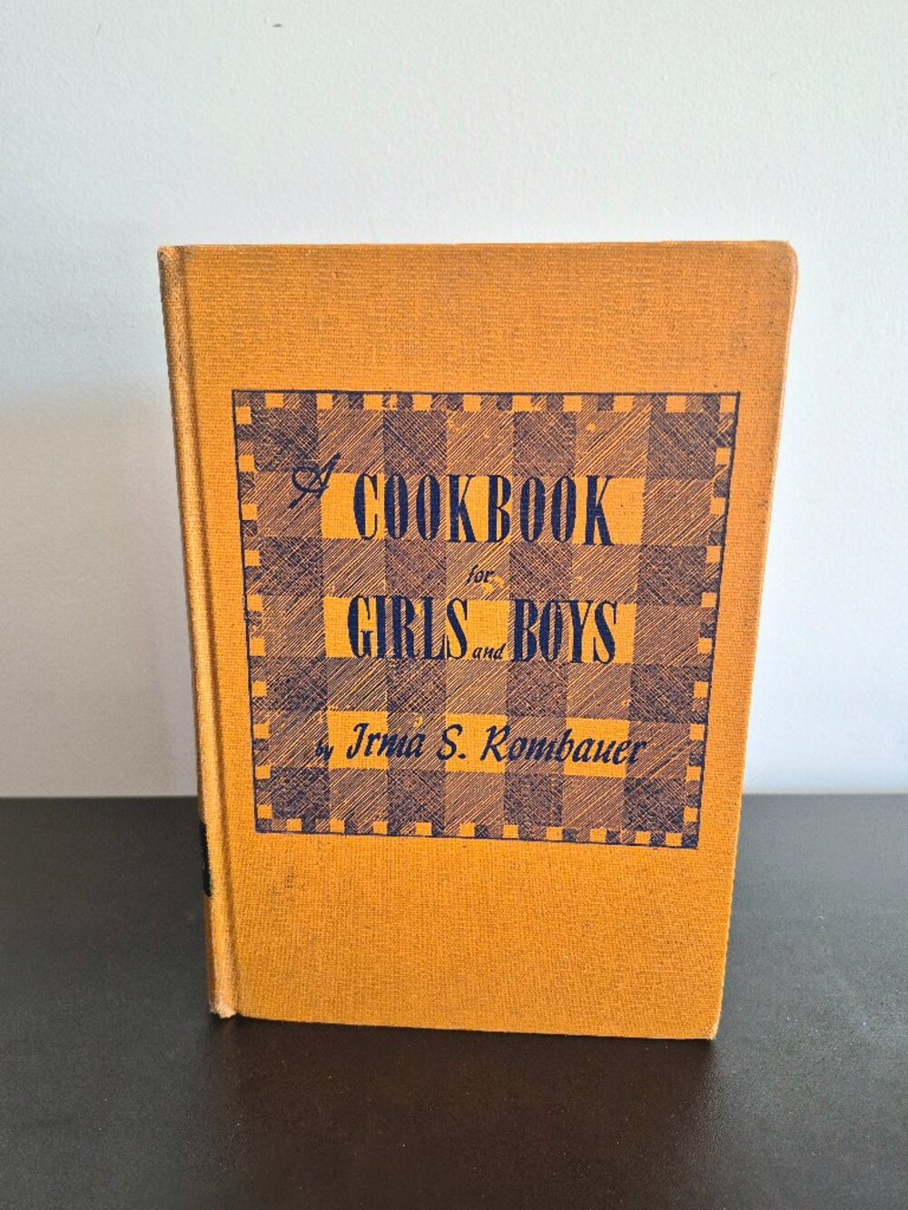 1946 "A Cookbook For Girls and Boys", Irma Rombauer, 243 Pages, Ex Libris